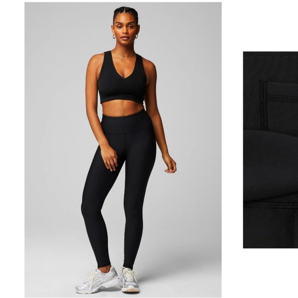 Fabletics Cold Weather Black Women's Active Leggings